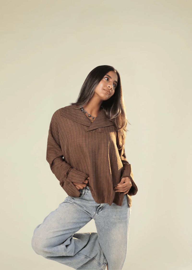 BREEZE STRIPED BLOUSE