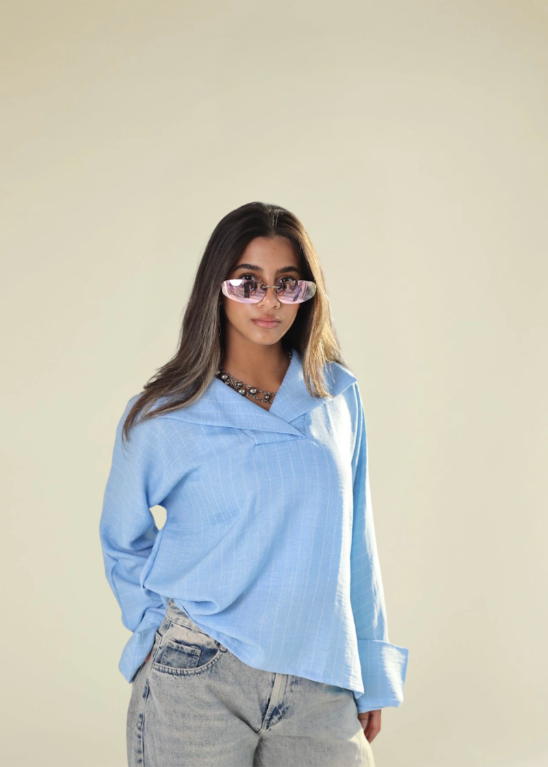 BREEZE STRIPED BLOUSE