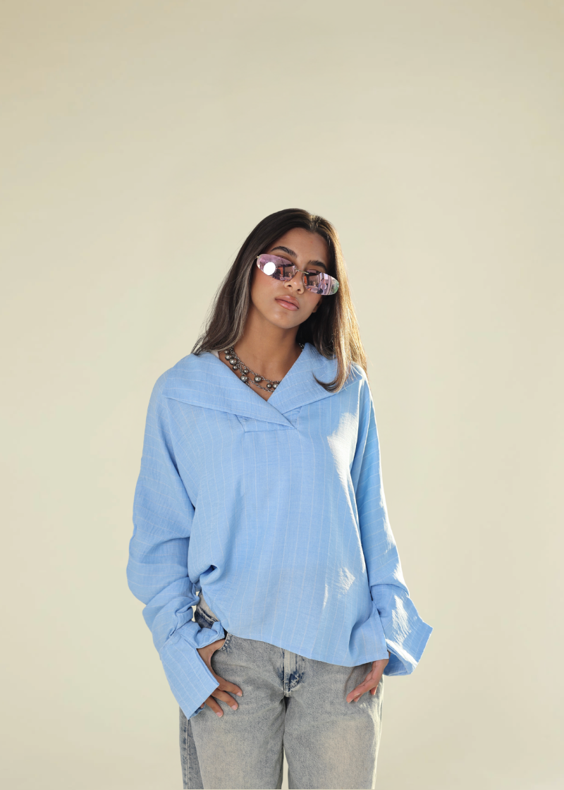 BREEZE STRIPED BLOUSE