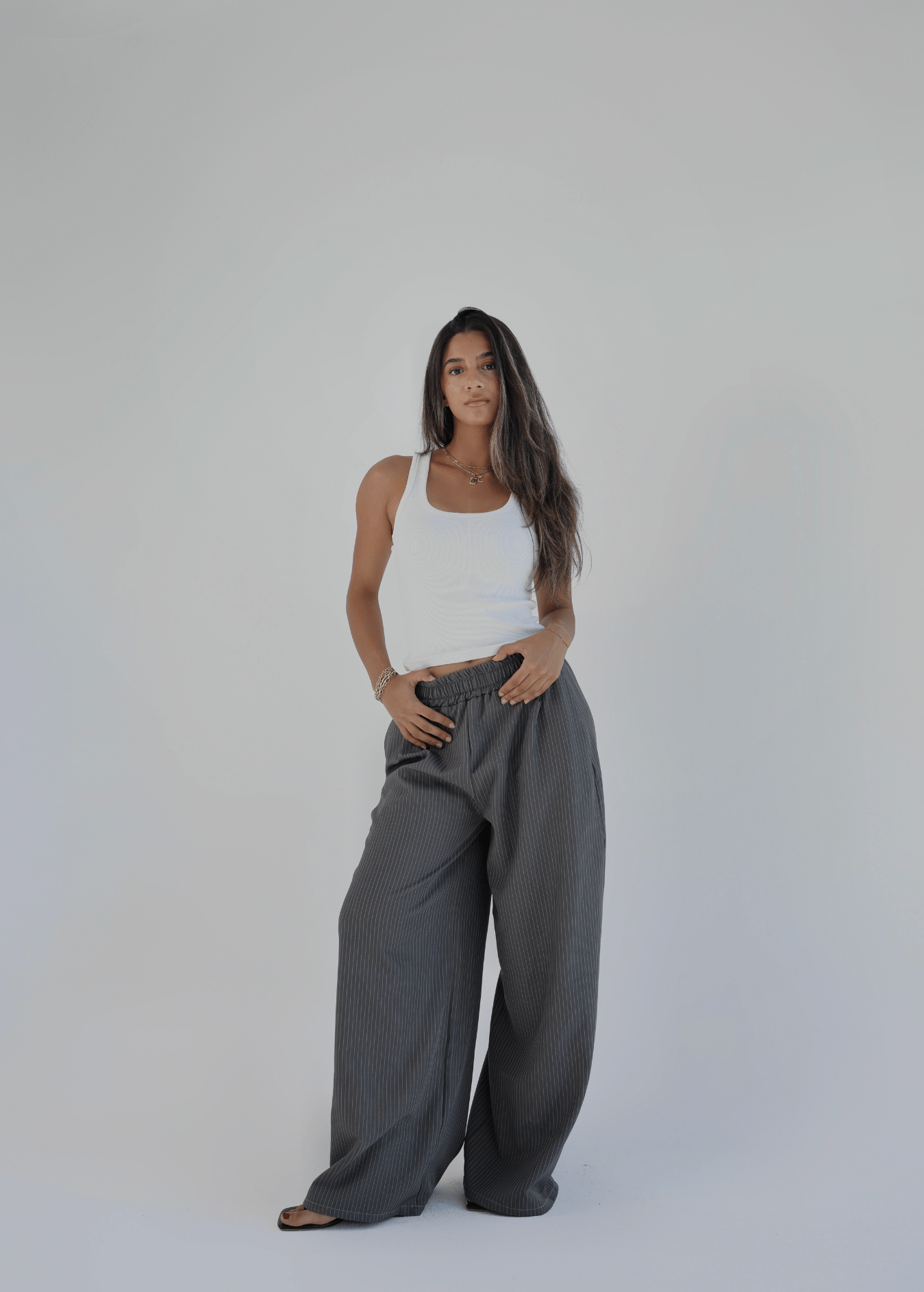 FLOW STRIPED PANTS