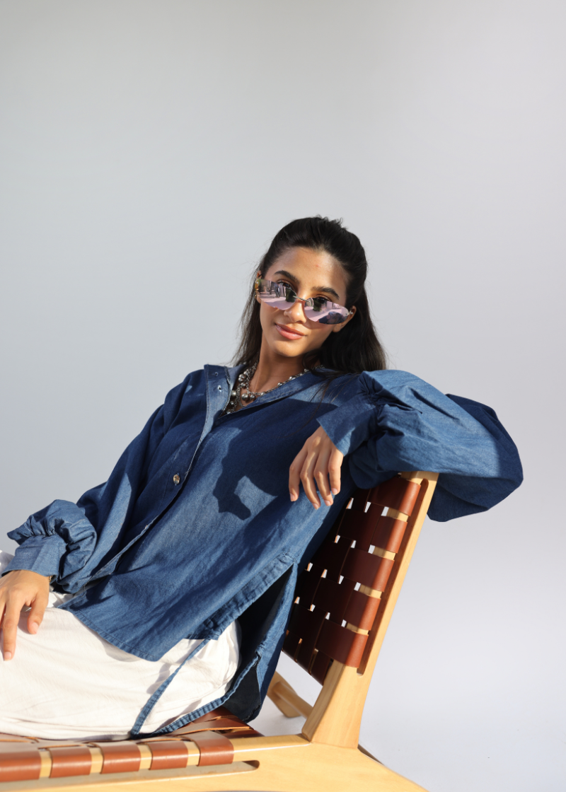 JEANS DENIM BLOUSE