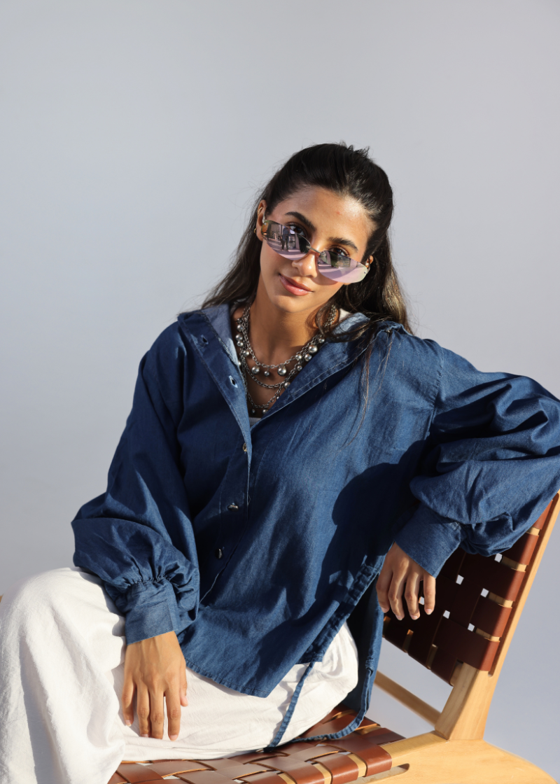 JEANS DENIM BLOUSE