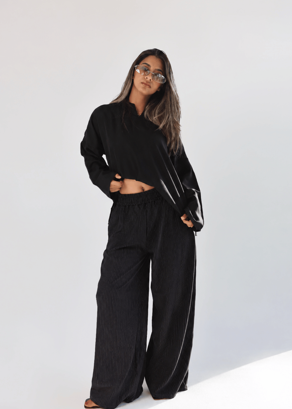 FLOW STRIPED PANTS